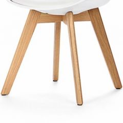 Стул Barneo N-12-2 Sephi PU белый в Стрежевом - strezevoi.mebel24.online | фото 3