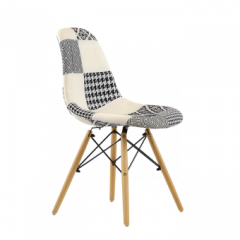 Стул Barneo N-12 Patchwork черно-белый в Стрежевом - strezevoi.mebel24.online | фото