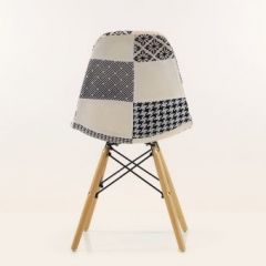 Стул Barneo N-12 Patchwork черно-белый в Стрежевом - strezevoi.mebel24.online | фото 3