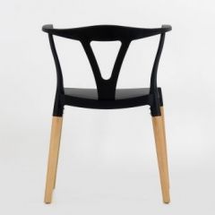 Стул Barneo N-218 Wishbone интерьерный кухонный черный в Стрежевом - strezevoi.mebel24.online | фото 2