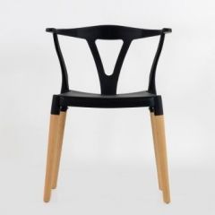 Стул Barneo N-218 Wishbone интерьерный кухонный черный в Стрежевом - strezevoi.mebel24.online | фото 3