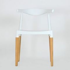 Стул Barneo N-219 Elbow интерьерный кухонный белый в Стрежевом - strezevoi.mebel24.online | фото 3