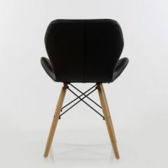 Стул Barneo N-42 Perfecto PU черный в Стрежевом - strezevoi.mebel24.online | фото 3