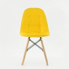 Стул Barneo N-43 Pulsante PU желтый в Стрежевом - strezevoi.mebel24.online | фото 2