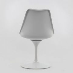 Стул Barneo N-8 Tulip style белый с белой подушкой в Стрежевом - strezevoi.mebel24.online | фото 4