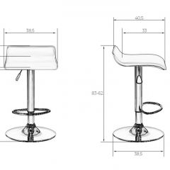 Стул барный DOBRIN TOMMY LM-3013 (коричневый) в Стрежевом - strezevoi.mebel24.online | фото