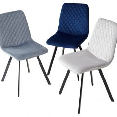 Стул DAIQUIRI BLUVEL-06 BLUE, велюр М-City в Стрежевом - strezevoi.mebel24.online | фото 2