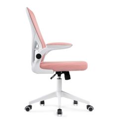 Офисное кресло Konfi pink / white в Стрежевом - strezevoi.mebel24.online | фото 4