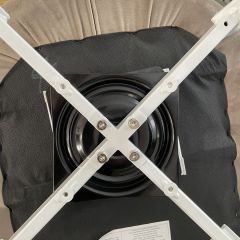 Стул MAVERICK 360 град. поворот. BLUVEL-40 BEIGE/ белый каркас, М-City в Стрежевом - strezevoi.mebel24.online | фото 5