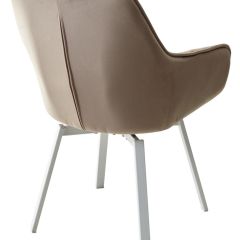 Стул MAVERICK 360 град. поворот. BLUVEL-40 BEIGE/ белый каркас, М-City в Стрежевом - strezevoi.mebel24.online | фото 9