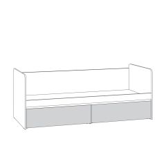 Торонто Кровать 11.39 в Стрежевом - strezevoi.mebel24.online | фото 2