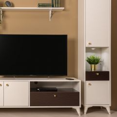 Тумба под ТВ 13.260 Миндаль в Стрежевом - strezevoi.mebel24.online | фото 4