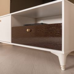 Тумба под ТВ 13.260 Миндаль в Стрежевом - strezevoi.mebel24.online | фото 2