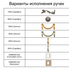 Тумба прикроватная Тиффани Premium слоновая кость/золото (ТФТП-1(П) в Стрежевом - strezevoi.mebel24.online | фото 2