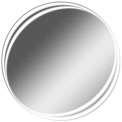 Зеркало Берг 700х700 с подсветкой Домино (GL7055Z) в Стрежевом - strezevoi.mebel24.online | фото