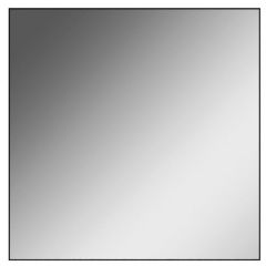 Зеркало Corsica 500х500 black без подсветки Sansa (SB1063Z) в Стрежевом - strezevoi.mebel24.online | фото