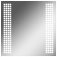 Зеркало Cosmo 70 black с подсветкой Sansa (SC1049Z) в Стрежевом - strezevoi.mebel24.online | фото