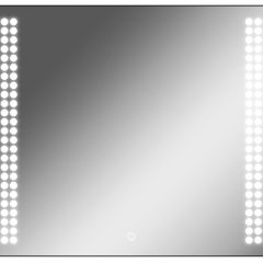 Зеркало Cosmo 90 black с подсветкой Sansa (SC1051Z) в Стрежевом - strezevoi.mebel24.online | фото 1