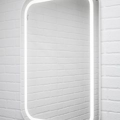 Зеркало Elis 100 white с подсветкой Sansa (SEe1045Z) в Стрежевом - strezevoi.mebel24.online | фото 3