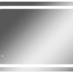 Зеркало Elis 100 white с подсветкой Sansa (SEe1045Z) в Стрежевом - strezevoi.mebel24.online | фото 1