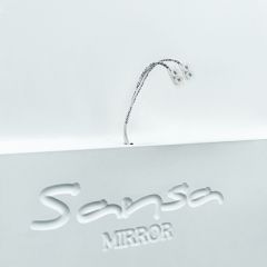 Зеркало Gia 75 white с подсветкой Sansa (SGa1044Z) в Стрежевом - strezevoi.mebel24.online | фото 5