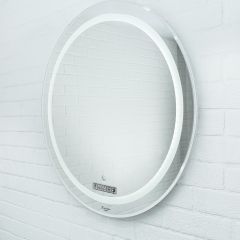 Зеркало Gia 75 white с подсветкой Sansa (SGa1044Z) в Стрежевом - strezevoi.mebel24.online | фото 2