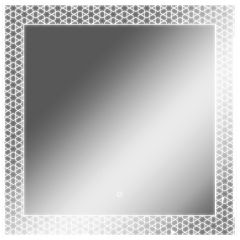 Зеркало Манила 700х700 с подсветкой Домино (GL7052Z) в Стрежевом - strezevoi.mebel24.online | фото 1