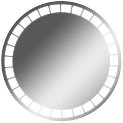 Зеркало Маскат 700х700 с подсветкой Домино (GL7057Z) в Стрежевом - strezevoi.mebel24.online | фото 1
