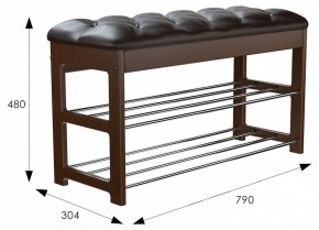 Банкетка-стеллаж для обуви Грейс в Стрежевом - strezevoi.mebel24.online | фото