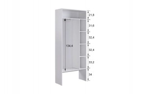 БАСКО Прихожая К11 (кашемир) в Стрежевом - strezevoi.mebel24.online | фото 6