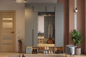 БАСКО Прихожая К9 (графит) в Стрежевом - strezevoi.mebel24.online | фото 2