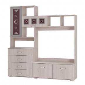 БЕЛЛА Центральная секция (ясень белый) в Стрежевом - strezevoi.mebel24.online | фото