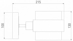 Бра Eurosvet Arcada 70127/1 черный/ дымчатый в Стрежевом - strezevoi.mebel24.online | фото 3