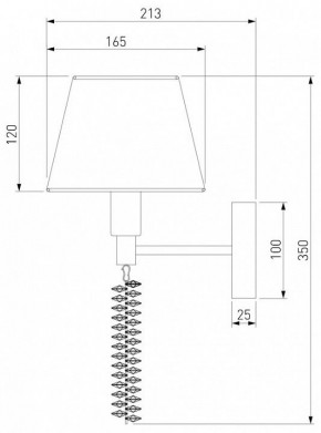 Бра Eurosvet Charuel 60148/1 матовое золото в Стрежевом - strezevoi.mebel24.online | фото