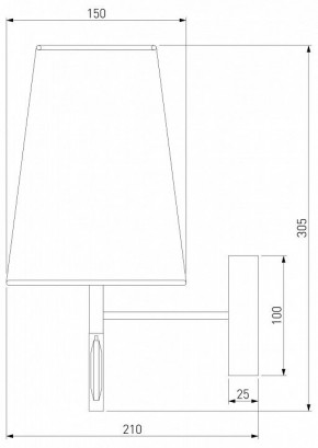 Бра Eurosvet Milazzo 60137/1 хром в Стрежевом - strezevoi.mebel24.online | фото 4