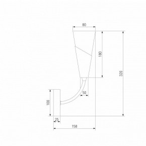 Бра Eurosvet Rhyton 60167/1 латунь в Стрежевом - strezevoi.mebel24.online | фото 5