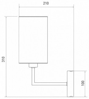 Бра Eurosvet Soffio 60134/1 никель в Стрежевом - strezevoi.mebel24.online | фото 2