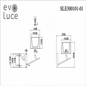 Бра EVOLUCE Denice SLE300101-01 в Стрежевом - strezevoi.mebel24.online | фото 7