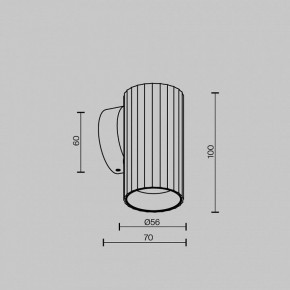 Бра Maytoni Calipso C106WL-01-GU10-BS в Стрежевом - strezevoi.mebel24.online | фото 6