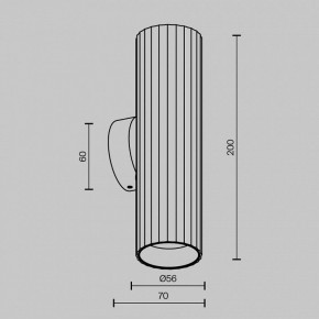 Бра Maytoni Calipso C106WL-02-GU10-BS в Стрежевом - strezevoi.mebel24.online | фото 8