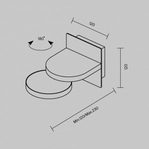 Бра Maytoni Flap MOD354WL-L12W3K в Стрежевом - strezevoi.mebel24.online | фото 5