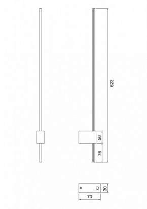 Бра Maytoni Pars C070WL-L6GB3K в Стрежевом - strezevoi.mebel24.online | фото 3