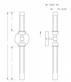 Бра Maytoni Stelo MOD116WL-L7B3K в Стрежевом - strezevoi.mebel24.online | фото 3