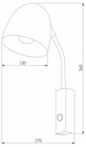 Бра TK Lighting Soho 4167 Soho Black в Стрежевом - strezevoi.mebel24.online | фото 2