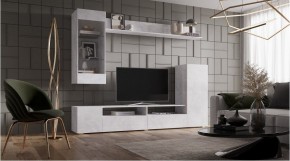 ДАЛЛАС Гостиная (модульная) цемент светлый в Стрежевом - strezevoi.mebel24.online | фото