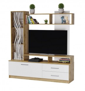 ДАРЬЯ Гостиная (Крафт серый/Крафт белый) в Стрежевом - strezevoi.mebel24.online | фото 4