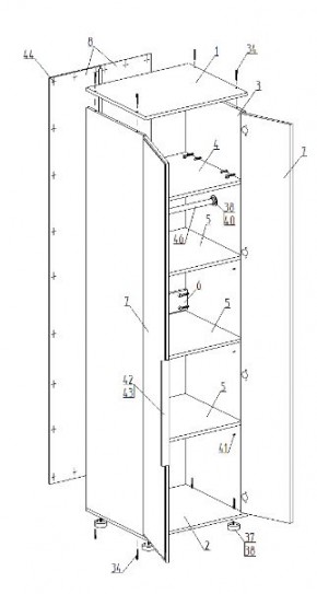 Детская "Лео" (модульная) в Стрежевом - strezevoi.mebel24.online | фото 9