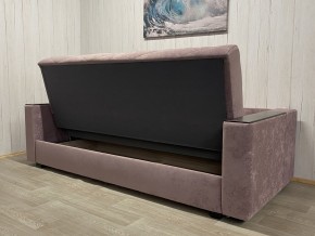 Диван Престиж-15 (НПБ+МДФ) велюр Sensey Elderberry в Стрежевом - strezevoi.mebel24.online | фото 5