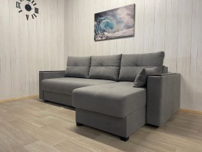 Диван угловой Комфорт-3 (НПБ+МДФ) велюр Galaxy Lite 26 в Стрежевом - strezevoi.mebel24.online | фото 2