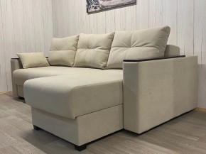 Диван угловой Комфорт-3 (НПБ+МДФ) велюр Luma 01 в Стрежевом - strezevoi.mebel24.online | фото 2